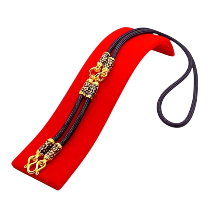24K Gold Plated Amulet Necklace - 24 inch