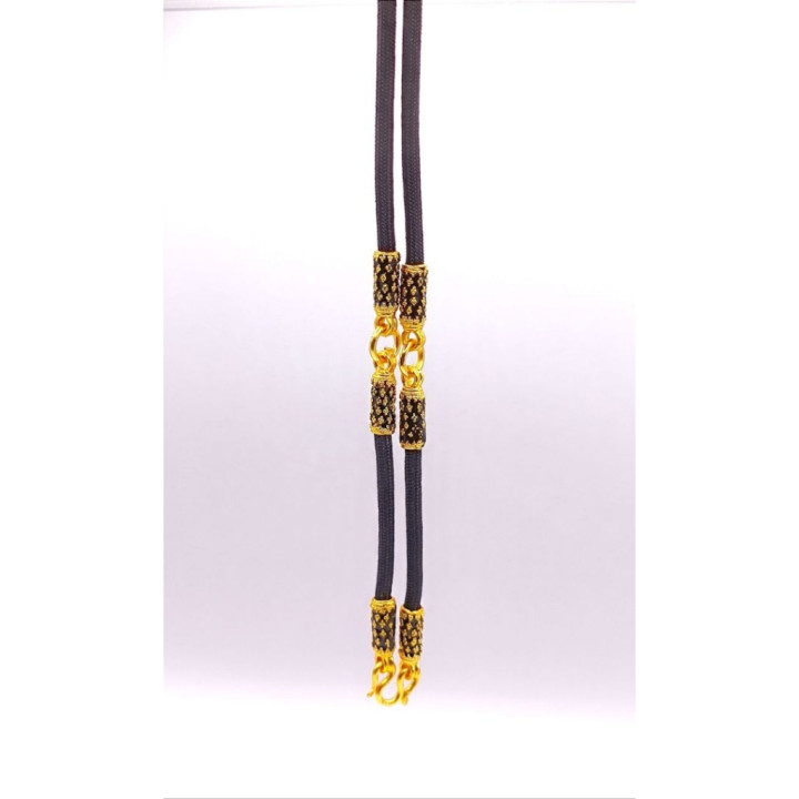24K Gold Plated Amulet Necklace - 24 inch