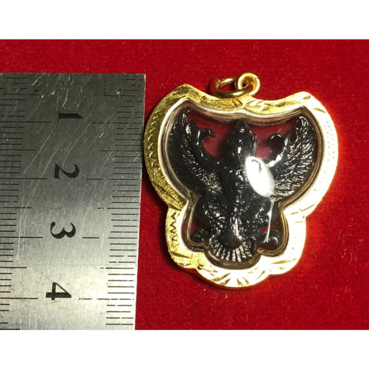 Garuda Luang Pu Seng Wat Bang Na Black Pendant
